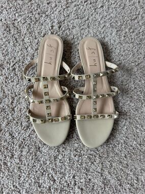 French Sole Beige Siel Sandals